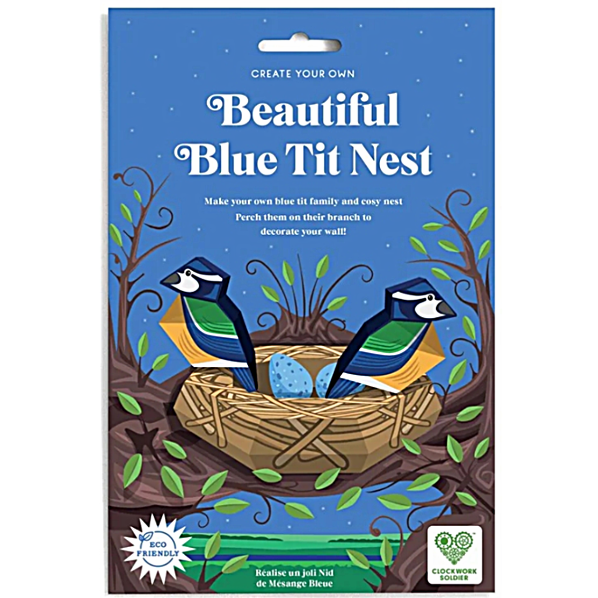 Beautiful Blue Tit Nest: Creation Kit