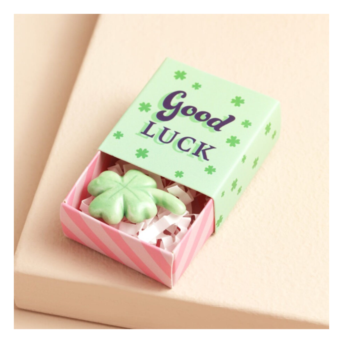 Matchbox Ceramic Four Leafed Clover