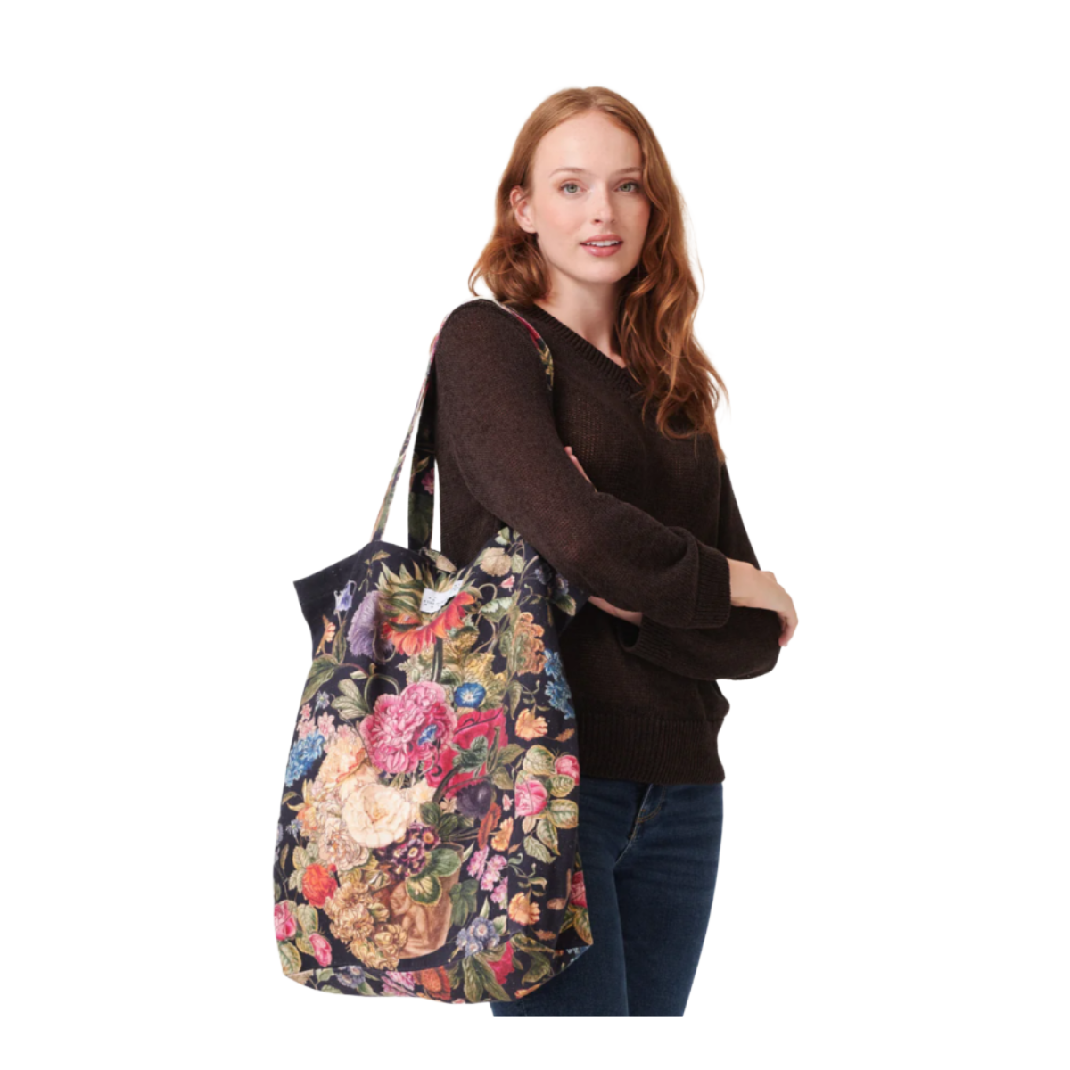 Primula Black Canvas Bag