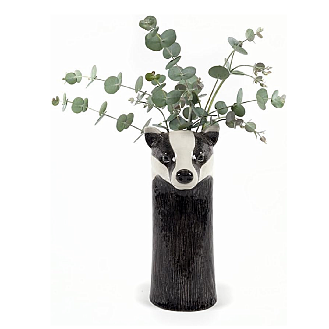 Badger Vase – Quail