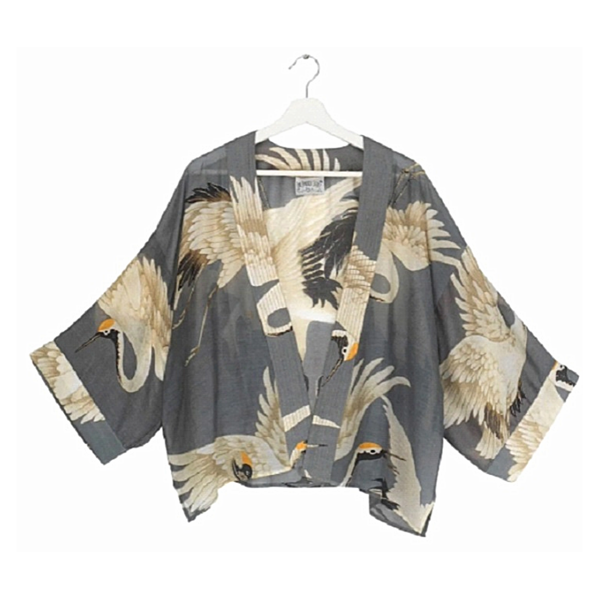 Stork Slate Grey Kimono