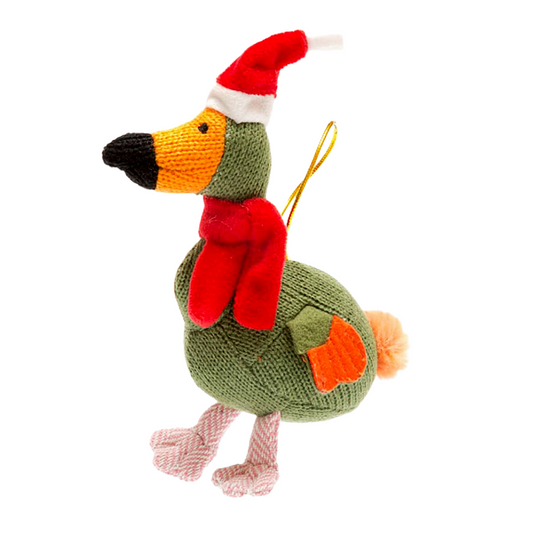Knitted Dodo Christmas Decoration