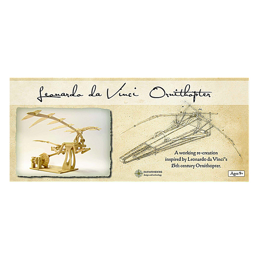 Leonardo Da Vinci Ornithopter Wooden Kit
