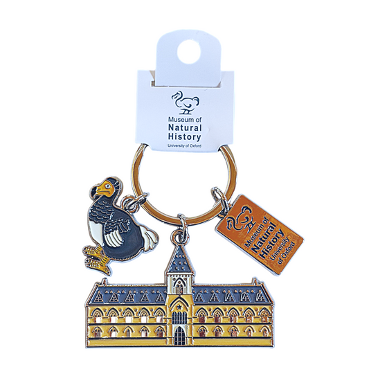 Natural History Museum Oxford building with Dodo Keyring