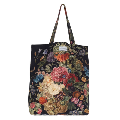 Primula Black Canvas Bag